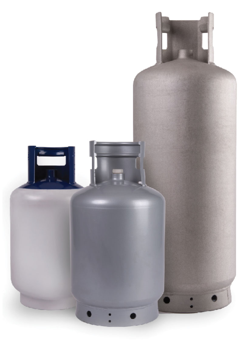 Metal Mate  Seamless Aluminum Cylinders for L.P Gas